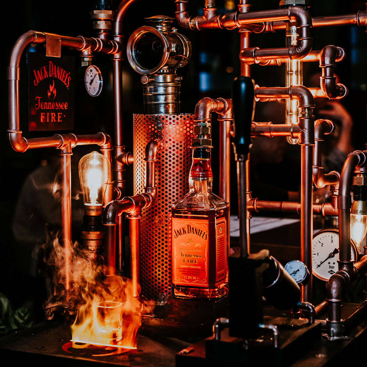 Jack Daniel's Fire stand