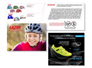 Lazer katalógus, Shimano hirdetés tervezés Lazer katalógus, Shimano hirdetés tervezés