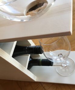 Control decanter wine rack