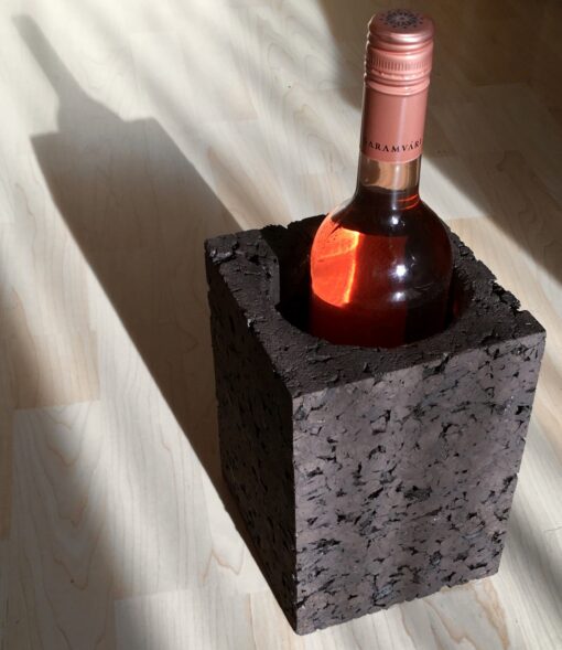 wine chiller cork dark