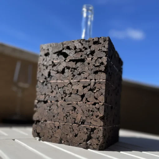 Cork Dark bronze palackhűtő a szabadban