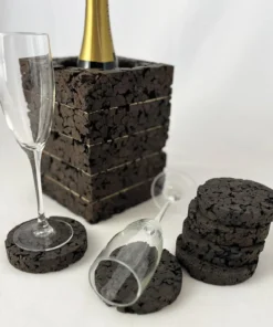 Cork Dark Gold borhűtő alátétekkel